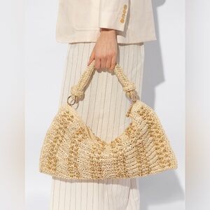 Cult Gaia Large Hera Raffia Bag. GORGEOUS bag! never worn. Comes with a dust bag
